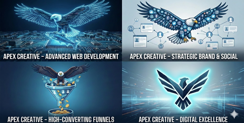 Official logo for Apex Creative - Specialist in High-Performance Web Development and Strategic Brand Growth.